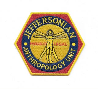 Bones Tv Series Jeffersonian Institute Logo Embroidered Patch