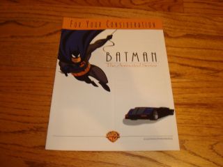 Batman The Animated Series 1993 Wb Emmy Ad For Best Animated Children 