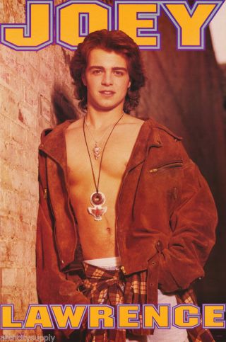 Poster :tv/movie Actor : Joey Lawrence - Open Shirt - 8206 Lc5 B