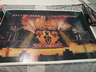 Kiss Poster 1977 Aucoin,  Bi - Rite Ent.  No Title