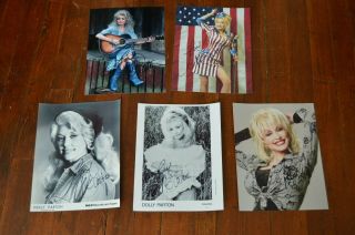 Dolly Parton Photographs Handsigned " 10 Photos " - Each Has (varity Of Artists)