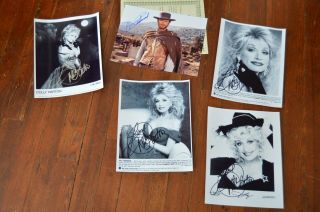 Dolly Parton Photographs Signed " 10 Photos " - Each Has (varity Of Artists)