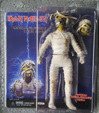 Iron Maiden Figure Eddie World Slavery Tour Boxed Neca Figurine.  Rare
