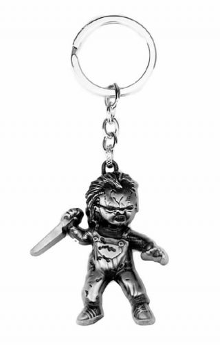 Chucky Doll Classic Horror Movie 3d Metal Keychain