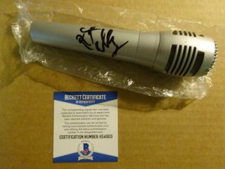 Signed Gibby Haynes Autographed Microphone Butthole Surfers Singer Beckett