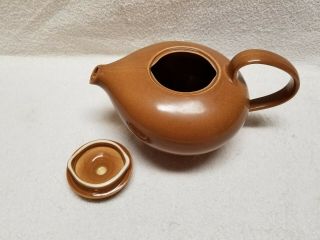 Russell Wright Iroquois Casual Ripe Apricot 4 Cup Teapot 3
