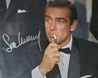 Sean Connery Hand Signed 8x10 Photo W/ Holo 007 James Bond