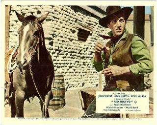 Rio Bravo Lobby Card Dean Martin As Dude Classic 1959 Western