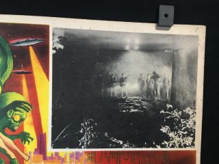 1957 INVASION OF THE SAUCER MEN Movie Mexican Lobby Card 14 