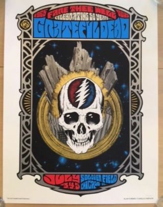 Grateful Dead - Fare Thee Well Solder Field Poster Le Alan Forbes S/n