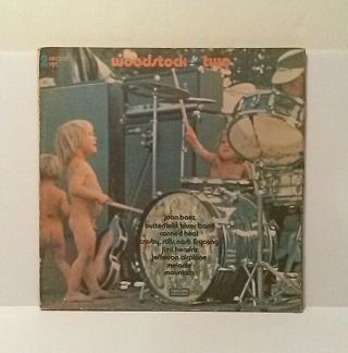 Woodstock 1 & 2 Vinyl LPs,  3 Day Ticket,  Woodstock Movie DVD,  Bonus 6