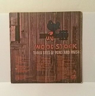 Woodstock 1 & 2 Vinyl LPs,  3 Day Ticket,  Woodstock Movie DVD,  Bonus 7