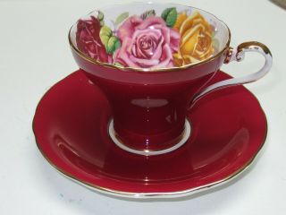 Aynsley Cup & Saucer Cabbage Rose
