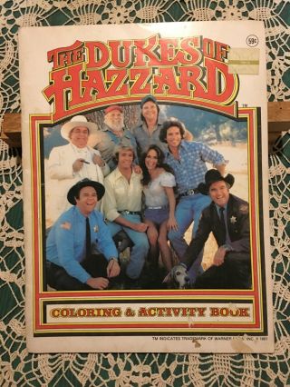 Dukes Of Hazzard Coloring And Activity Book  1981 2
