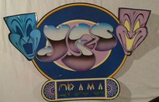 Yes 1980 Promo Display Piece Mobile Poster Drama Roger Dean