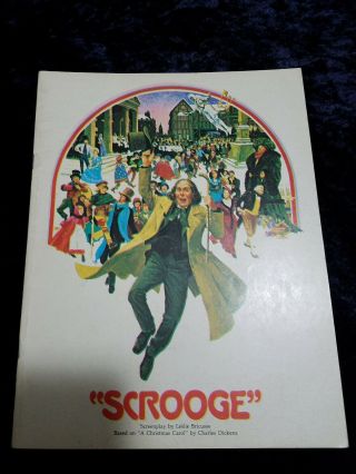 Scrooge Program : Albert Finney,  Alec Guiness,  Edith Evans - British Brochure