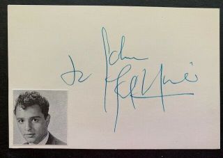 Signed In 1961 - Sal Mineo Vintage Autograph - James Dean - Planet Of The Apes