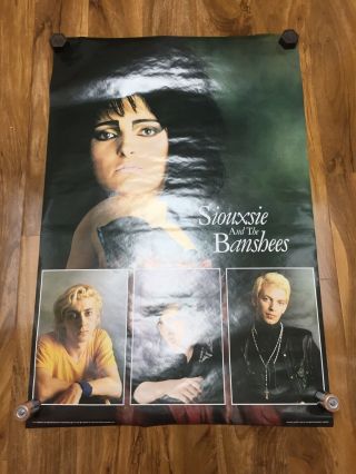 Vintage 1980s 1981 Siouxsie And The Banshees Poster Rare