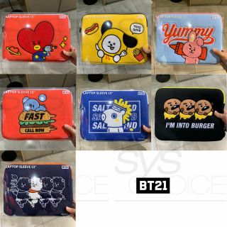 Bts Bt21 Official Authentic Goods 13 " Laptop Sleeve Bite Ver,  Tracking Number