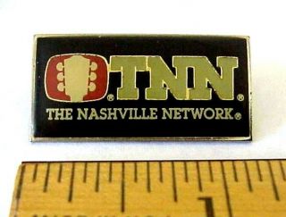 Vintage Tnn The Nashville Network,  Country Music Cable Tv Advertising Pin