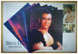 Rare Bruce Lee The Legend " Warrior " Press Kit