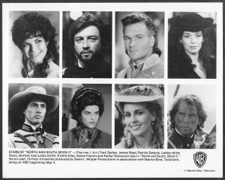Patrick Swayze North And South 1980s Cast Promo Photo Civil War