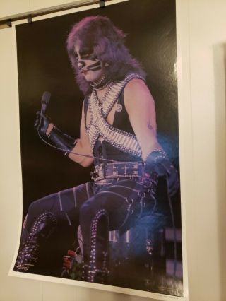 Kiss Peter Criss Alive Ii Stage 1977 Poster