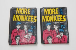 More Of The Monkees Vintage 1967 Dunross Bubble Gum Trading Cards Nos O1030
