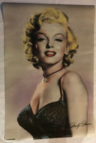 Marilyn Monroe Poster Rare Vintage 21x32 Hollywood Actress Sex Symbol 80s (1989)