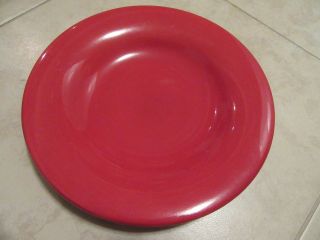 Set Of 4 Espana Tabletops Unlimited Red Blaze Dinner Plate 10 3/4 Inch