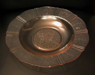 American Sweetheart Pink Depression Glass Soup Bowls (2)