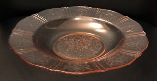 American Sweetheart Pink Depression Glass Soup Bowls (2) 2