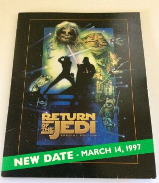 1997 Star Wars Return Of The Jedi Special Edition Press Kit With Media Slides