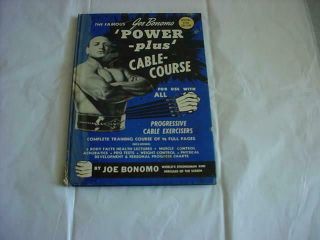 Joe Bonomo Power Plus Cable Course Book 1954