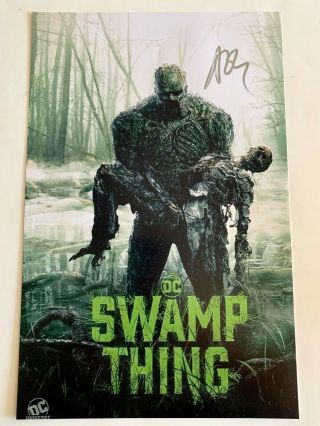 Dc Universe Swamp Thing Andy Bean Autographed 11x17 Poster Signed It Chapter Two