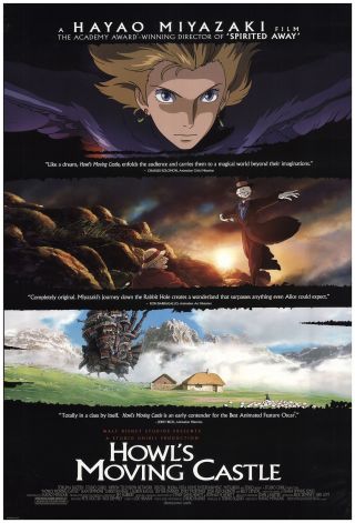 Howl’s Moving Castle 2004 27x40 Orig Movie Poster Fff - 71109 Rolled