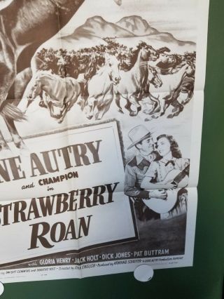 R1963 THE STRAWBERRY ROAN One Sheet Poster 27 