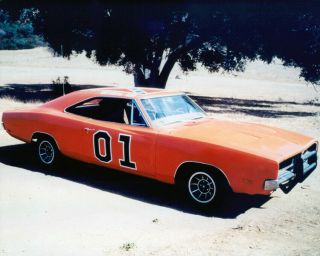 Dukes Of Hazzard 8x10 Photo General Lee Dodge Charger