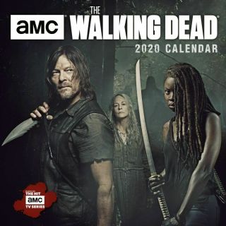 The Walking Dead Tv Series 12 Month 2020 Mini Wall Calendar