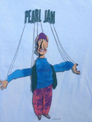 Vintage Pearl Jam Freak 1994 Tour T - Shirt Large 2