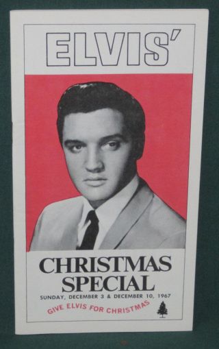 Elvis Presley Rca Christmas Special Radio Station Booklet 1967