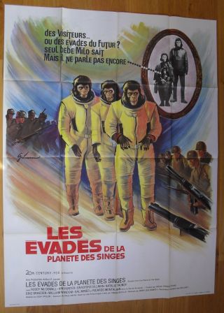 Escape From The Planet Of The Apes French Movie Poster 