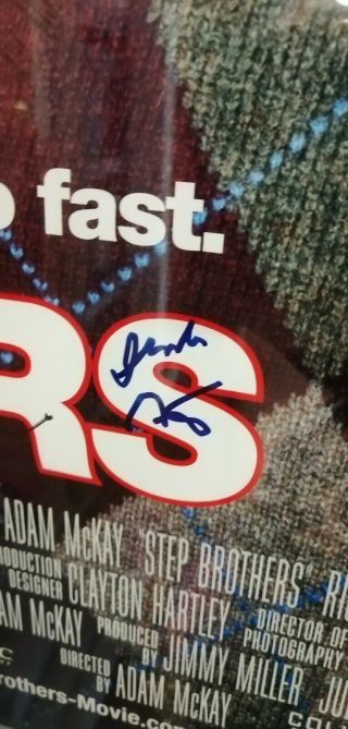 Signed Step Brothers Double Sided Poster From Red Carpet Premier WITH PROOF RARE 5