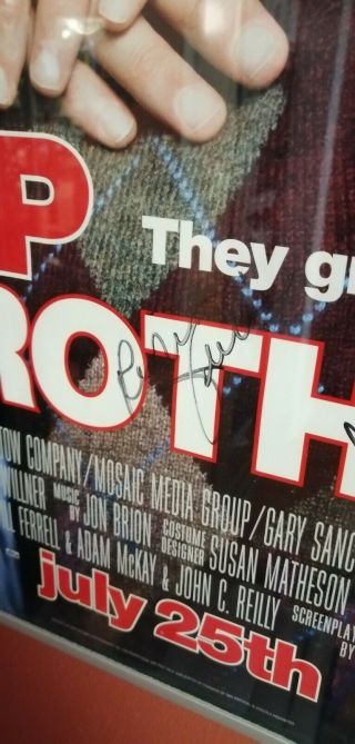 Signed Step Brothers Double Sided Poster From Red Carpet Premier WITH PROOF RARE 7