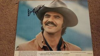 Burt Reynolds Signed Photo 8 X 10 Semi Tough Longest Yard