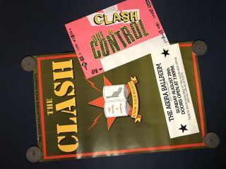 Clash Poster Package,  1 Know Your Rights (CR),  1 Out Of Control 2