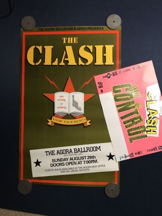 Clash Poster Package,  1 Know Your Rights (CR),  1 Out Of Control 3