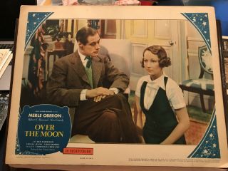 Over The Moon 1939 United Artists 11x14 " Lobby Card Rex Harrison Ursula Jeans