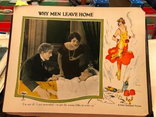 Why Men Leave Home 1924 First National Silent 11x14 " Lobby Card Helene Chadwick