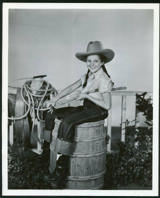 Virginia Weidler In Western Cowgirl Scene Vtg 1939 Mgm Portrait Photo